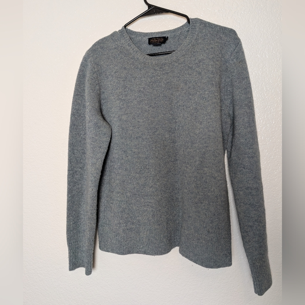 Pendleton 100% Shetland Wool Sweater Women's Large Blue
